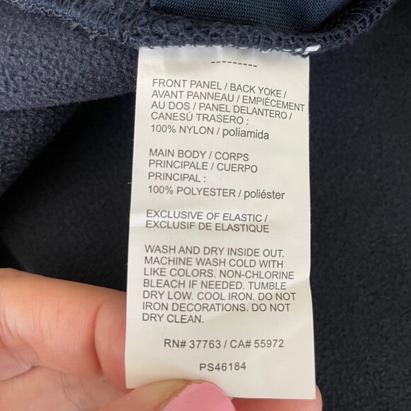 Perry Ellis Full Zip Two Color Fabric Design Jacket Olive Green + Navy Sz M - Picture 13 of 15